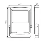 Kanlux 33479 ЛЕД Прожектор FL AGOR HI 220V 300W 4000K IP65
