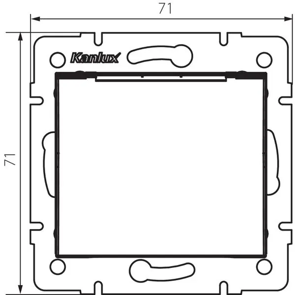 Kanlux 33492 Захранващ контакт IP-44 френски стандарт LOGI