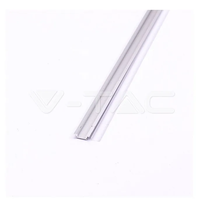 V-TAC VT-3350 Монтажен Kит С Дифузер За LED Лента Алуминиев Мат 2000 x 24.7 x 7mm