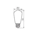 Kanlux 33513 ЛЕД Лампа XLED ST64 E27 220V 7W 4000K