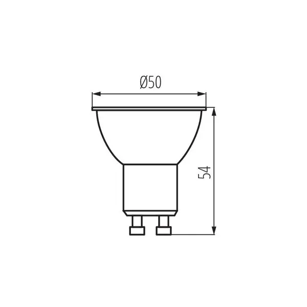 Kanlux 33643 ЛЕД Лампа SMART GU10 220V 4.7W 2700K-6500K