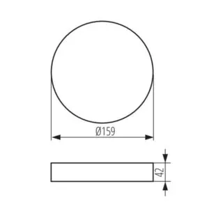 Kanlux 33651 Аксесоар за осветително тяло от тип луна AREL FRAME