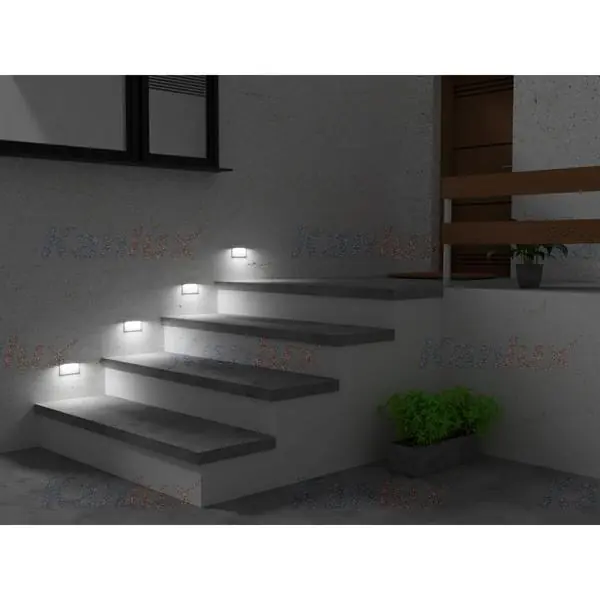 Kanlux 33690 Осветително тяло за вграждане GLASI LED 220V 3W 3000K IP44