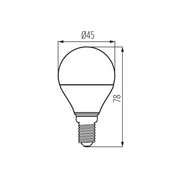 Kanlux 33760 ЛЕД Лампа IQ-LED LIFE E14 220V 4.2W 2700K