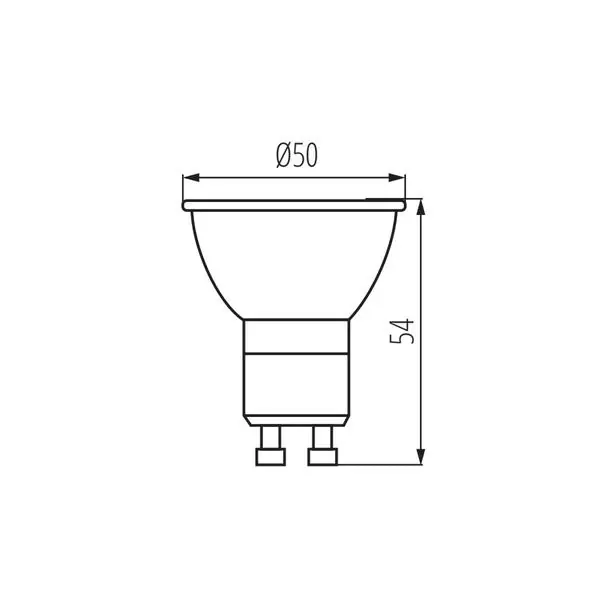 Kanlux 33764 ЛЕД Лампа IQ-LED LIFE GU10 220V 4.8W 2700K