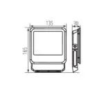 Kanlux 33881 ЛЕД Прожектор IQ-LED FL 220V 20W 4000K IP65