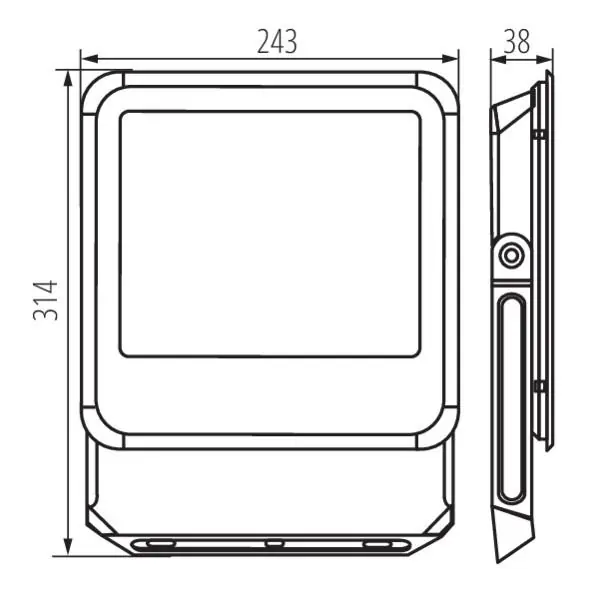Kanlux 33884 ЛЕД Прожектор IQ-LED FL 220V 100W 4000K IP65