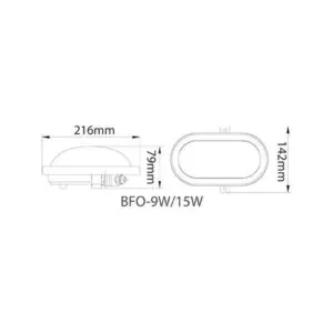 Vito 3400730 LUZ-BFO 22CM 4000K IP65 15W 220V