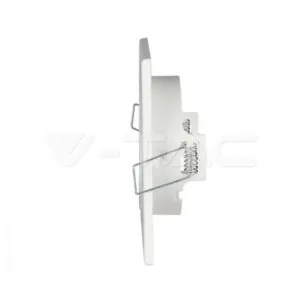 V-TAC VT-3472 GU10 Корпус Луна Квадрат Оринтируема Бяла