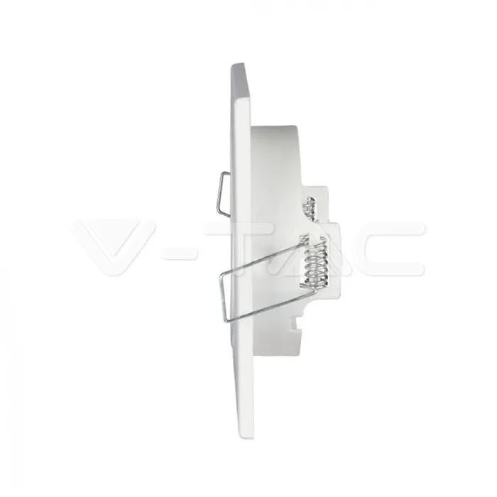 V-TAC VT-3472 GU10 Корпус Луна Квадрат Оринтируема Бяла