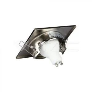 V-TAC VT-3473 GU10 Корпус Луна Квадрат Оринтируема Сатен Никел