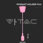 V-TAC VT-3479 E27 Пендел Розов