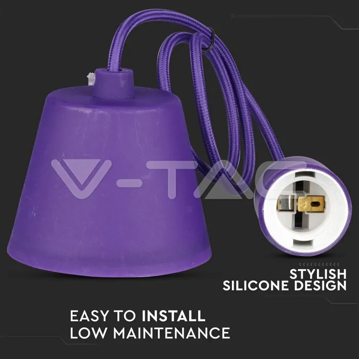 V-TAC VT-3483 E27 Пендел Лилав