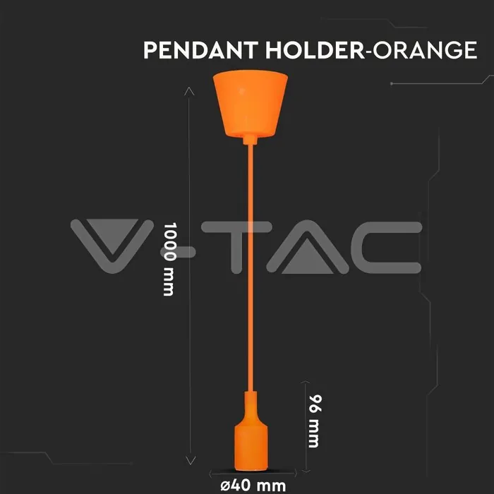 V-TAC VT-3484 E27 Пендел Оранжев