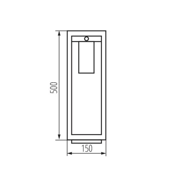 Kanlux 34987 Градинско осветително тяло със сменяем източник на светлина VIMO E27 220V IP44