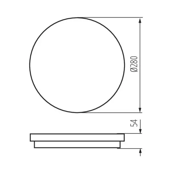 Kanlux 35000 ЛЕД Плафон STIVI LED 220V 24W 4000K