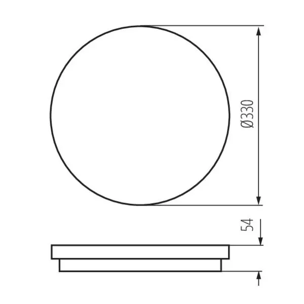 Kanlux 35002 ЛЕД Плафон STIVI LED 220V 36W 4000K