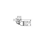 Kanlux 35640 Осветително тяло за стена или таван DERATO E14 220V IP20