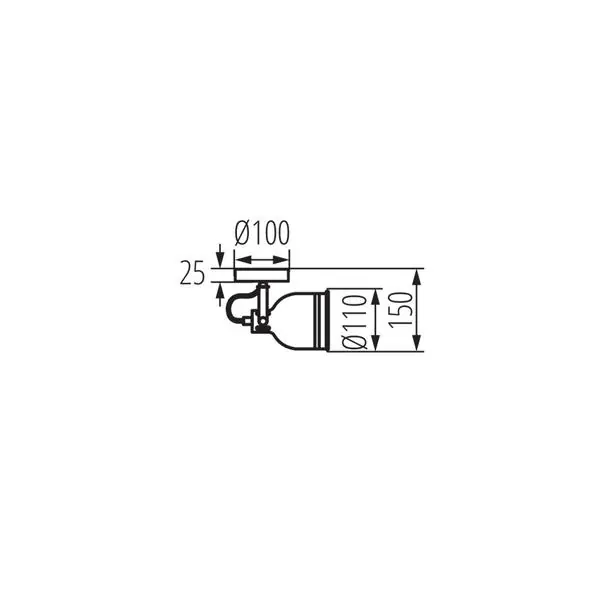 Kanlux 35640 Осветително тяло за стена или таван DERATO E14 220V IP20