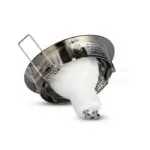V-TAC VT-3588 GU10 Корпус Луна Кръг Оринтируема Сатен Никел