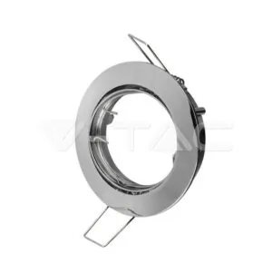 V-TAC VT-3589 GU10 Корпус Луна Кръг Оринтируема Хром