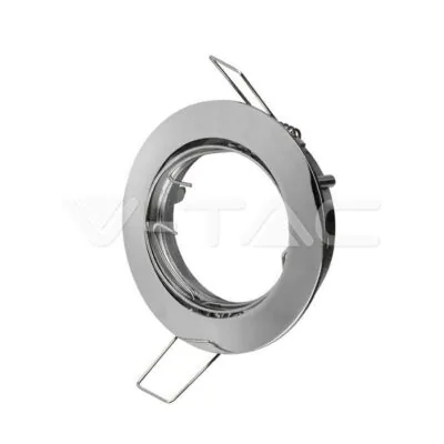 V-TAC VT-3589 GU10 Корпус Луна Кръг Оринтируема Хром