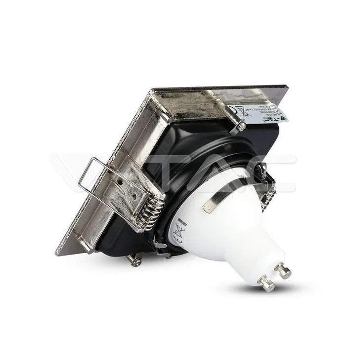 V-TAC VT-3598 GU10 Корпус Луна Квадрат Сатен Никел