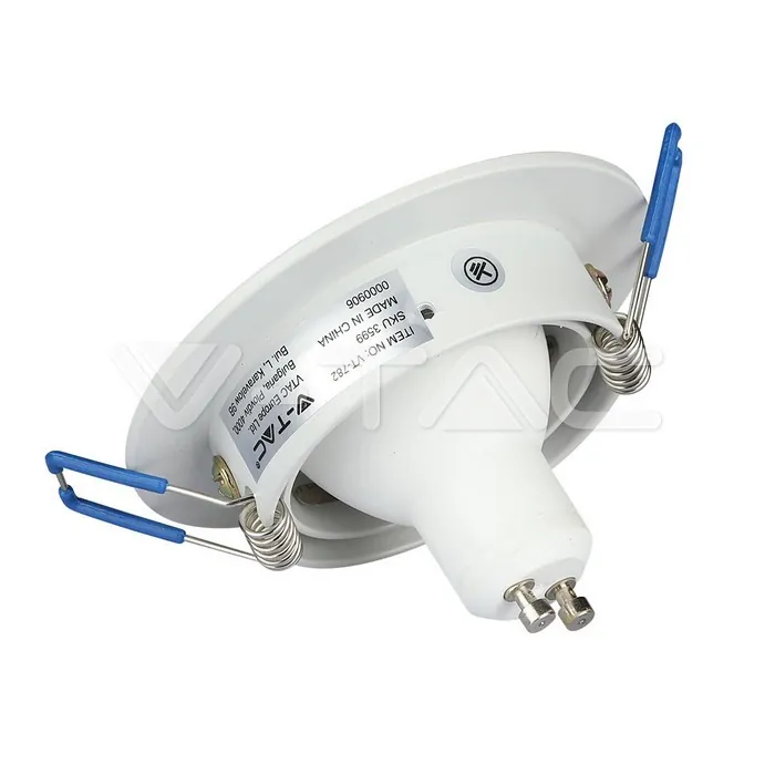 V-TAC VT-3599 1*GU10 Корпус Луна Кръг Бяла