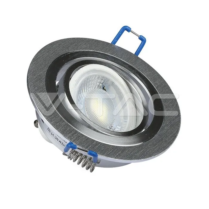V-TAC VT-3600 1*GU10 Корпус Луна Кръг Алуминий