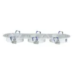 V-TAC VT-3603 3*GU10 Корпус Луна Кръг Бяла