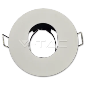 V-TAC VT-3612 GU10 Корпус Луна Кръг Мат Бяла