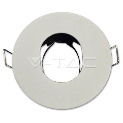 V-TAC VT-3612 GU10 Корпус Луна Кръг Мат Бяла