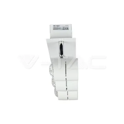 V-TAC VT-3619 3 x GU10 Корпус Луна Релсов Монтаж Бял