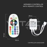 V-TAC VT-2972 LED Лента Сет 422 COB IP20 RGB 13W DC24V /2880 + 3625 + 3272/