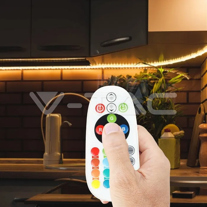 V-TAC VT-3625 Дистанционно Управление RGB 24 бутона Кръгло