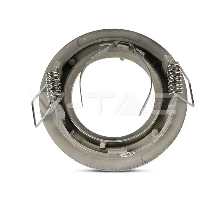 V-TAC VT-3643 GU10 Корпус Луна Кръг Сатен Никел