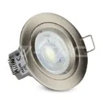 V-TAC VT-3643 GU10 Корпус Луна Кръг Сатен Никел