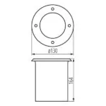 Kanlux 36430 Oprawa najazdowa BERG AD GU10 220V