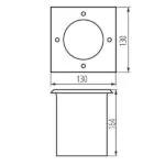 Kanlux 36431 Oprawa najazdowa BERG AD GU10 220V