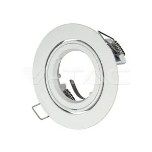 V-TAC VT-3645 GU10 Корпус Луна Кръг Бяла