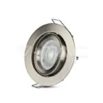 V-TAC VT-3646 GU10 Корпус Луна Кръг Сатен Никел