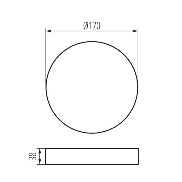 Kanlux 36521 Аксесоар за повърхностен монтаж на лед луна TAVO FRAME