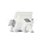 V-TAC VT-3653 GU10 Гипсова Отливка Квадрат Бял