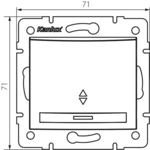 Kanlux 36614 Стълбищен ключ за LED DOMO