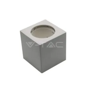 V-TAC VT-3664 GU10 Гипсова Отливка Квадрат Бял
