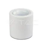 V-TAC VT-3667 GU10 Гипсова Отливка Кръг С Алуминиев Ринг Бял