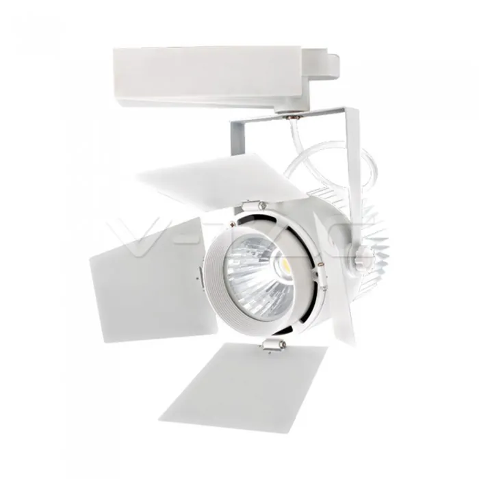 V-TAC VT-368 33W LED Прожектор Релсов Монтаж SAMSUNG Чип Бял 3000K