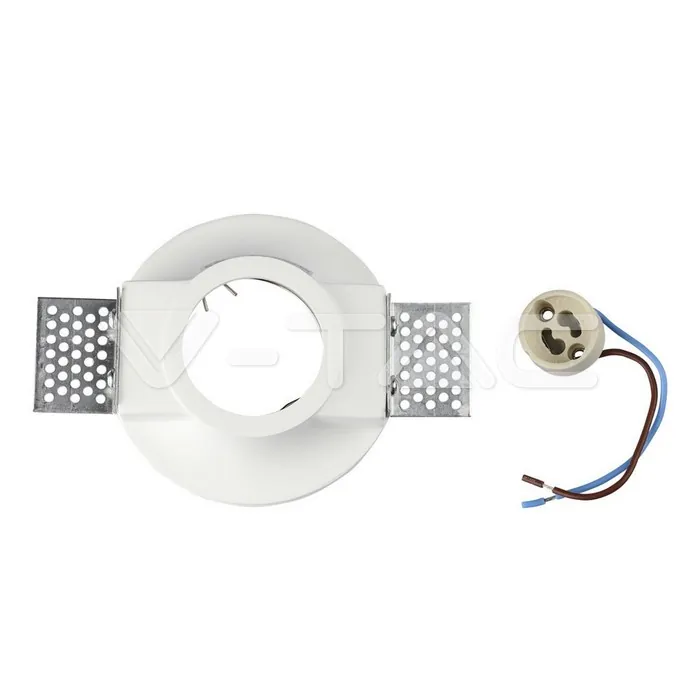 V-TAC VT-3697 GU10 Корпус Кръг Бял