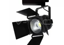 V-TAC VT-373 33W LED Прожектор Релсов Монтаж SAMSUNG Чип Черен 5000K