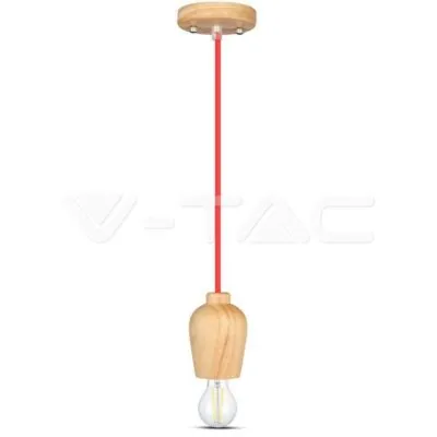 V-TAC VT-3723 Висящ Пендел Червен Кабел